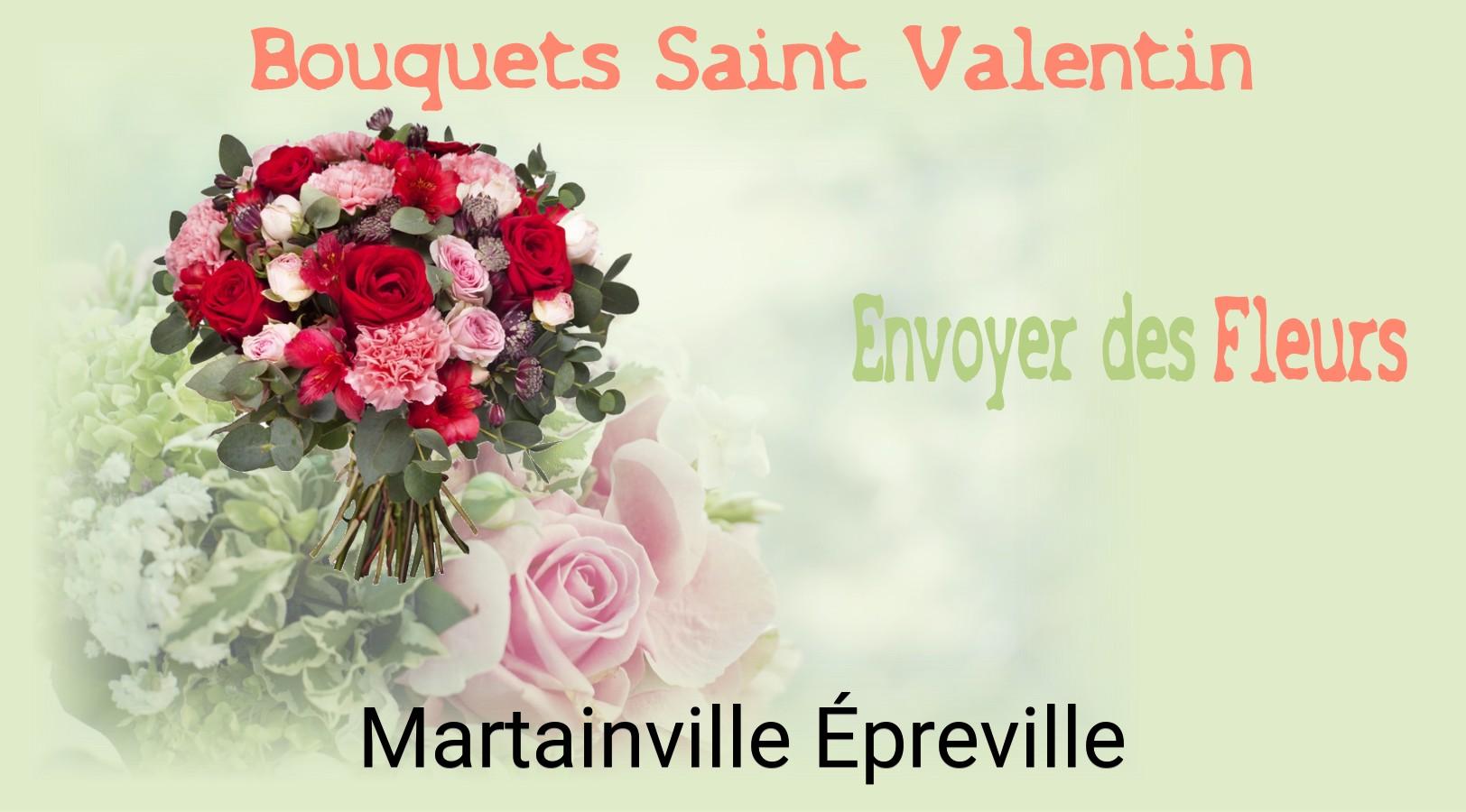Roses de Saint-Valentin livrées à Martainville-Épreville